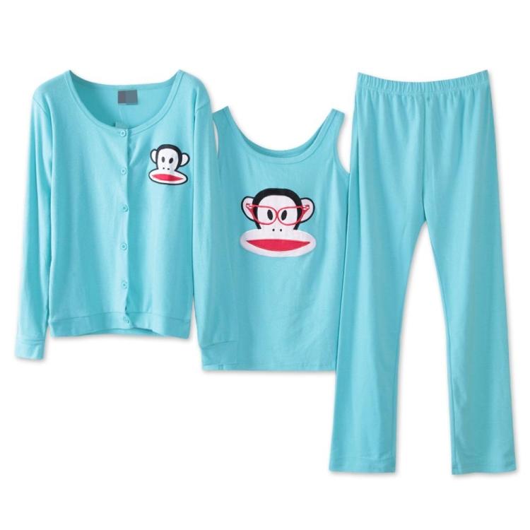 Free shipping 2012 new arrival autumn and winter comfortable home sleepwear casual wear piece set multicolor