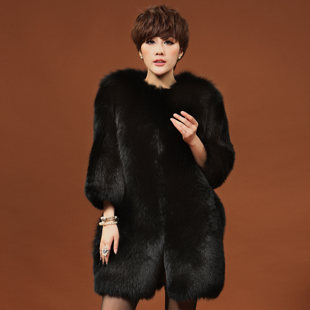 free shipping 2012 new arrival autumn and winter women fox fur long design fur