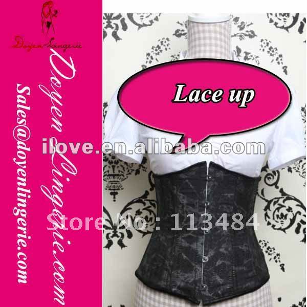 Free Shipping!2012 New Arrival Cheap Strapless Lower Black Fashion Corsets And Bustiers DH7323