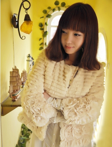 free shipping 2012 new arrival perfect date loading noble petals fur 0010