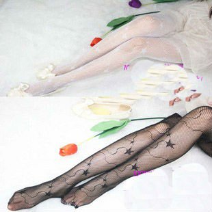 Free Shipping, 2012 New Arrival Star With Tail Fishnet Stocking, Tight Black Panty Hose, PH035