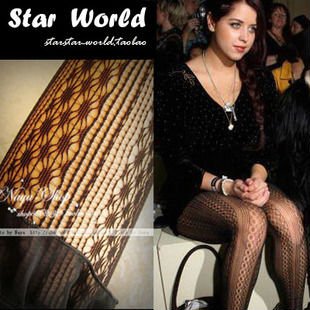 Free Shipping, 2012 New Arrival Vintage Fishnet Stocking, Tight Black Panty Hose, PH005