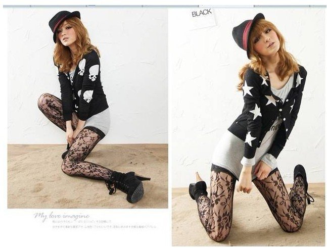 Free shipping 2012 New Arrival Women's Sexy Sunflower Pantynose Lady Silk stockings(L013)