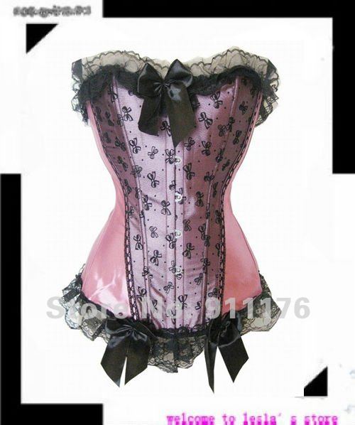 Free shipping!!! 2012 New arrivals Fashion Brocade Steel Boned Corset &bustier ,Cheaper price wholesale+Fast Delivery NA5095