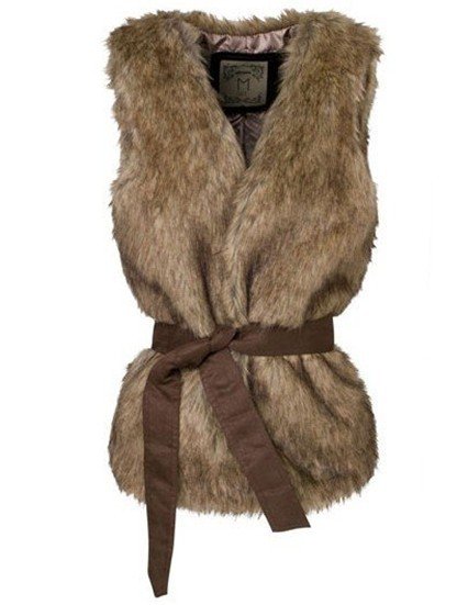 Free shipping 2012 new arrived Personalized handsome brown fur vest / waistcoat