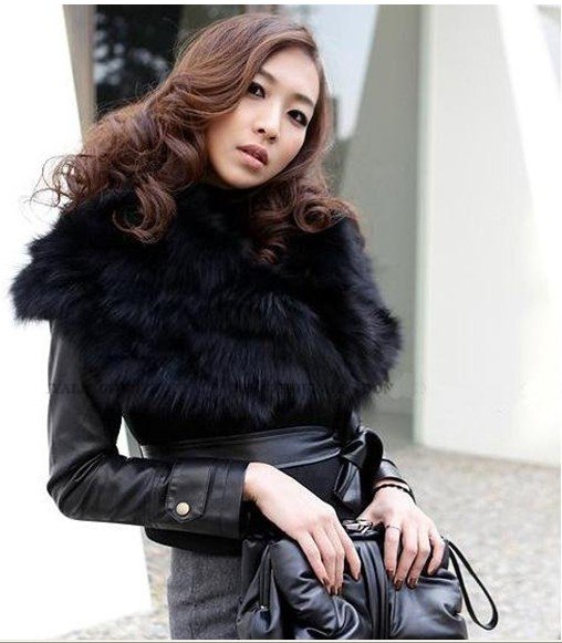 Free shipping 2012 new Autumn and Winter Women's basic style hot sell Faux Fur hooded vest,Drop shipping,#C0017