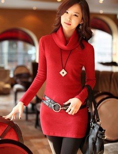 Free shipping 2012 new autumn/winter clothes,casual long sleeve women's sweater,3 colors Wholesale/Retail