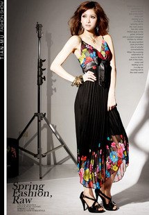 Free shipping 2012 new chiffon women's dress,V-neck long dress,fashion Shoulder strap dress,2 colors Wholesale/Retail