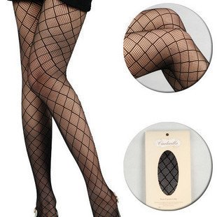 Free Shipping,2012 New fashion Sexy style ,Big Lattice design Fishinet stocking,Tight Black Panty Hose