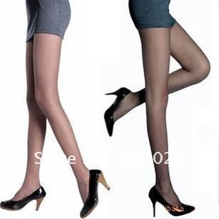 Free Shipping,2012 New fashion style ,High Quatity Core-spun Spandex Stocking,Mixed colour Transparent Panty Hose