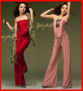 Free Shipping 2012 New Fashion Women's Jumpsuit Sexy ladies Overalls 3 colors wholesale and retail