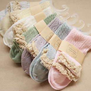 Free Shipping!  2012 new high qulity Tutuanna women's lace socks colorful cute brand sockings for lady