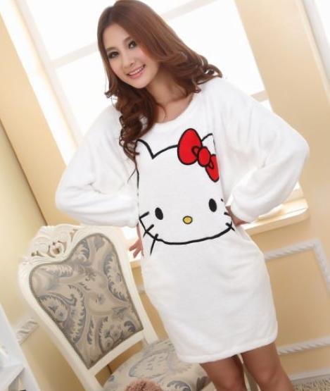 Free Shipping 2012 New Hot Autumn and winter coral fleece sleepwear women's heart robe lounge wholesale