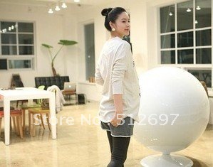 Free shipping 2012 new maternity long sleeve T-shirt  cute pregnant women fashion T-shirt for pregnant women