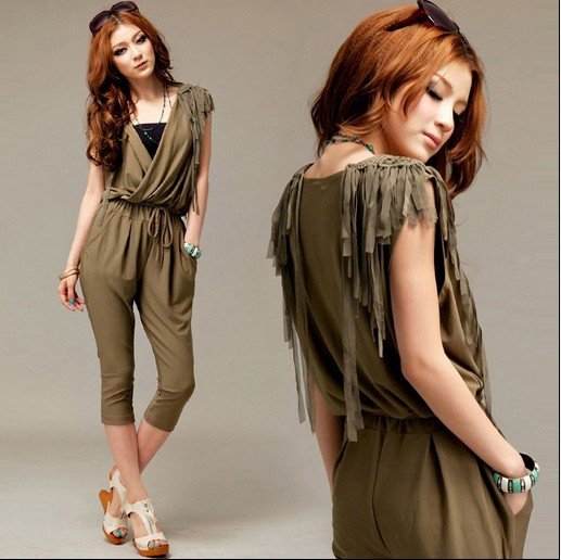 Free shipping/2012 new/Trendy/cross brought/tassel/belt/seven points/even body pants/dress/female trousers/RG1204008