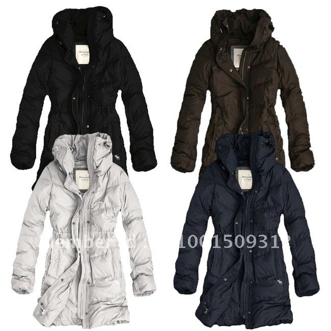 Free shipping  2012 new Women Long section down Stand-up collar winter Casual jacket Keeping warm clothes zipper jacket