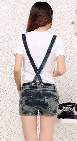 Free Shipping ! 2012 new women's jeans shorts , ladies strap shorts , straps , removable