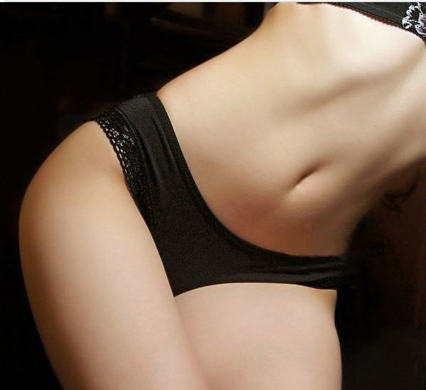 FREE SHIPPING   2012 new Women's Panties Briefs Knickers Bikini Lingerie Underwear lace bow deep V-neck sexy panties