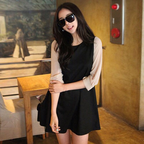 Free shipping 2012 New women's pretty long sleeve   Dress retail  Wholesale#12211