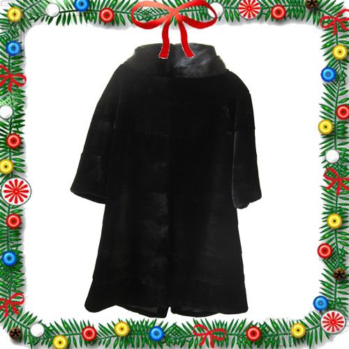 [Free shipping] 2012 Rex fur coat mink