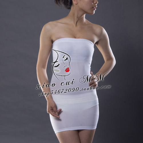 Free Shipping ! 2012 shaper one piece long tube top dress tube top abdomen drawing butt-lifting shapewear thin slimming clothes