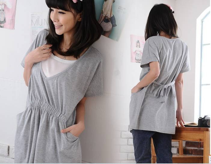 Free shipping,2012. . sleeved blouse.Pregnant women T-shirt. Pregnant women short-sleeved cotton T-shirt.so114