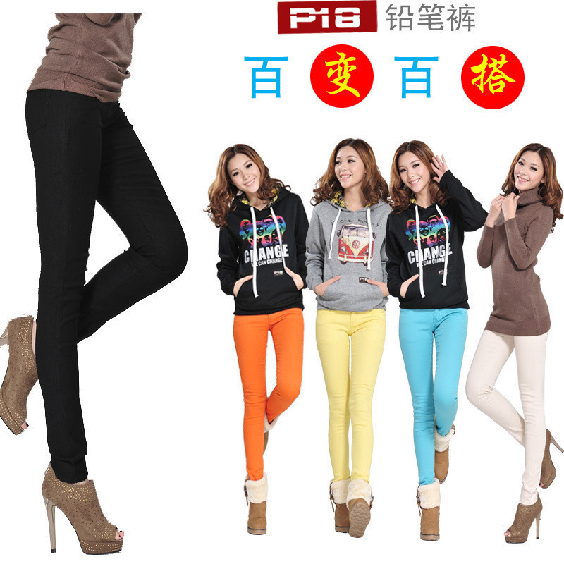 Free shipping! 2012 spring and autumn SEMIR tight jeans skinny pants slim pencil pants women trousers