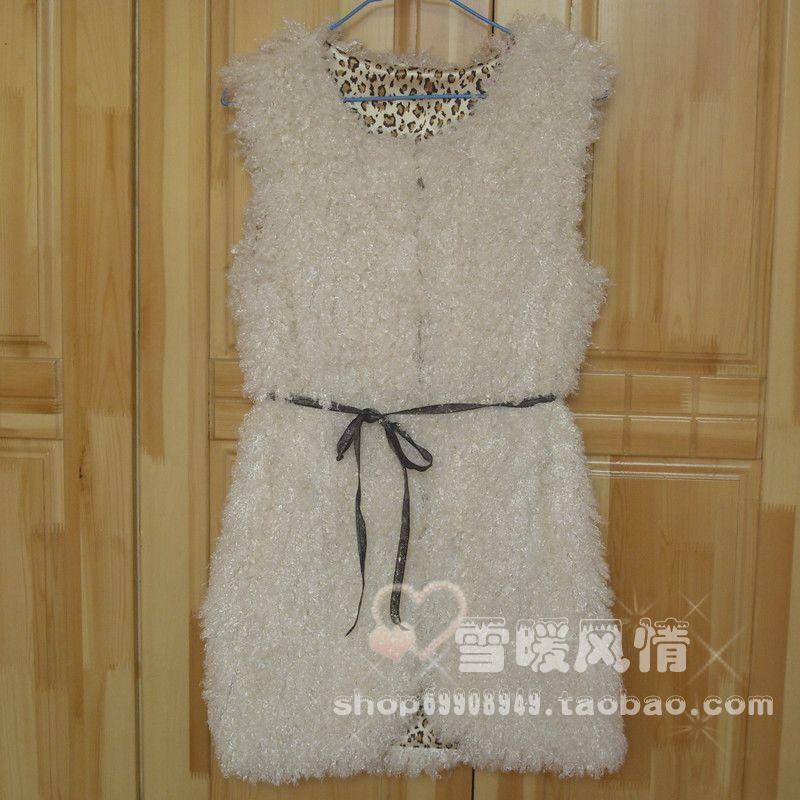 FREE SHIPPING! 2012 spring vest women's vest women's autumn and winter faux medium-long