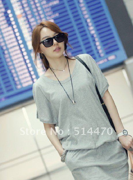 Free shipping 2012 summen new  women casual dress /leisure and relaxed