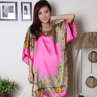 Free shipping 2012 summer fashion royal wind plus size plus size female sleepwear princess nightgown home casual