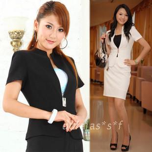 Free shipping 2012 summer white-collar work wear set professional taoku skirt women's