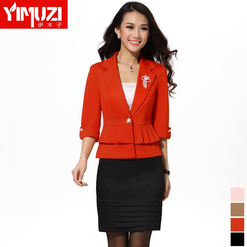 free shipping 2012 summer work wear women's set professional set women's fashion skirt summer