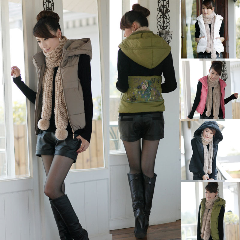 free shipping 2012 vest female vest outerwear female vest