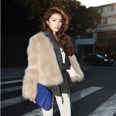 free shipping 2012 winter clothing artificial rabbit fur wool faux short design short jacket overcoat cape top