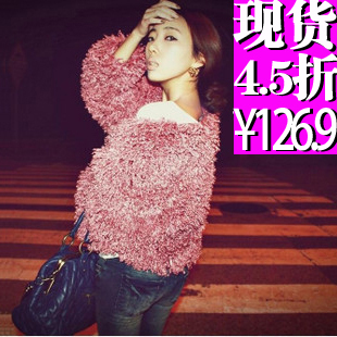 Free Shipping 2012 winter thickening thermal faux short design berber fleece faux fur wool outerwear LDX