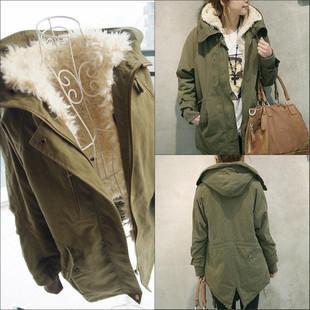 Free shipping  2012 winter women's fur  jacket  detachable lining Very warm Snow Wear#n9-1