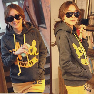 Free shipping 2012 women's autumn and winter with a hood embroidered sweatshirt casual sports short skirt set