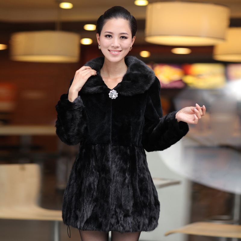 free shipping 2012 women's down coat Mink fur Women fight mink fur coat overcoat fight mink outerwear k937 women down jacket