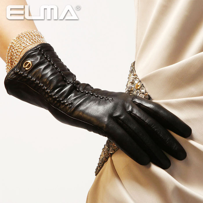 free shipping 2012 women's genuine leather gloves el009nz