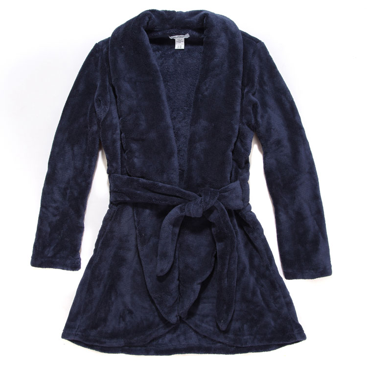 free shipping 2012 women's robe thickening coral fleece bathrobe women's short design bathrobe nautica chromophous hot