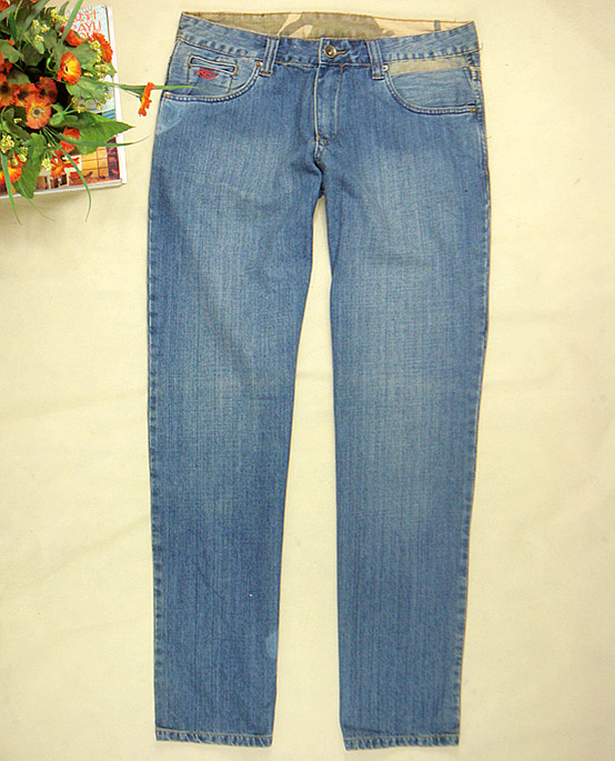 Free shipping 2012 women's straight denim long trousers plus size mm wearing white low-waist 35 - 41 b281