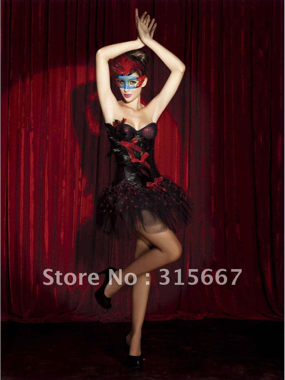 free shipping 2012new design,1 set with corset&skirt wholesale Best quality corset,lingerie,bustier ,nice color,