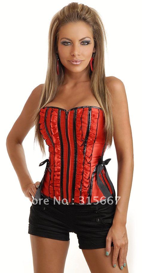 FREE SHIPPING 2012new Elegent corset,classic model corset ,Sexy corset,lingerie,bustier SFMJ1089701