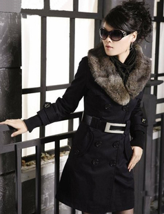 Free shipping 2013 Authentic winter new Korean comfortable all-match Ladies paragraph length coat /keep-warm hot quality