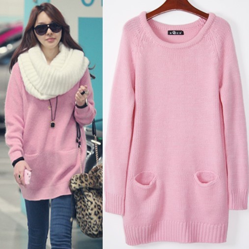 Free Shipping 2013 autumn women's new arrival 026036 madden trend of the long-sleeve sweater dress high quality wholesale