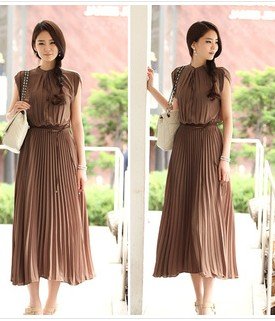 Free shipping 2013 branded fashion spring summer new women's Chiffon Slim dress ,Maxi size long chiffon dresses+belt