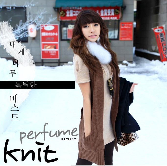 Free Shipping 2013 fashion 2036 cape type yarn vest sweater