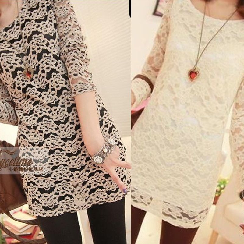 FREE SHIPPING/2013 fashion one-piece dress autumn new arrival long-sleeve basic skirt lace autumn slim hip skirt,D-613