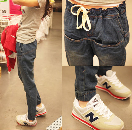 Free Shipping 2013 female fashion loose elastic fashionable casual all-match 901 jeans