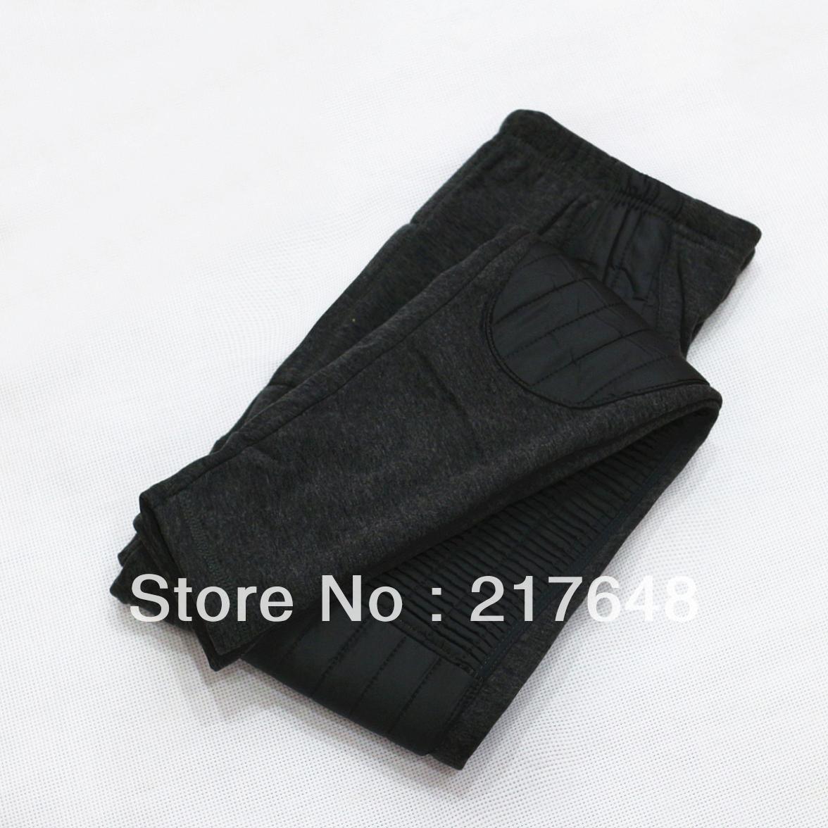 Free Shipping 2013 Goodsale Brand Winter Super Warm Thermal Trousers Pants Silk Knee Thinkening